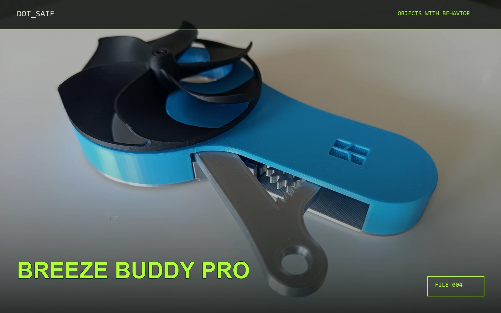Breeze Buddy Pro Dot Saif cover