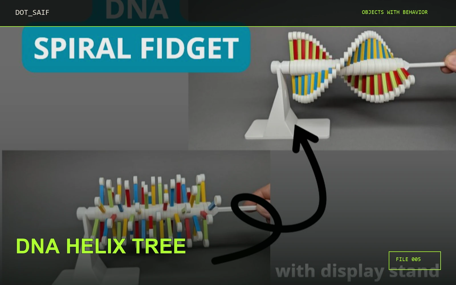 DNA Helix Tree Dot Saif cover