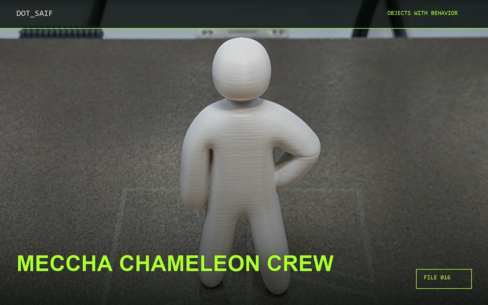 Meccha Chameleon Crew Dot Saif cover