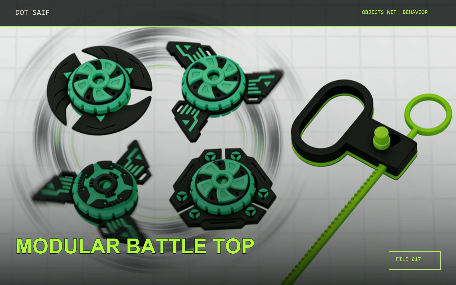 Modular Battle Top Dot Saif cover