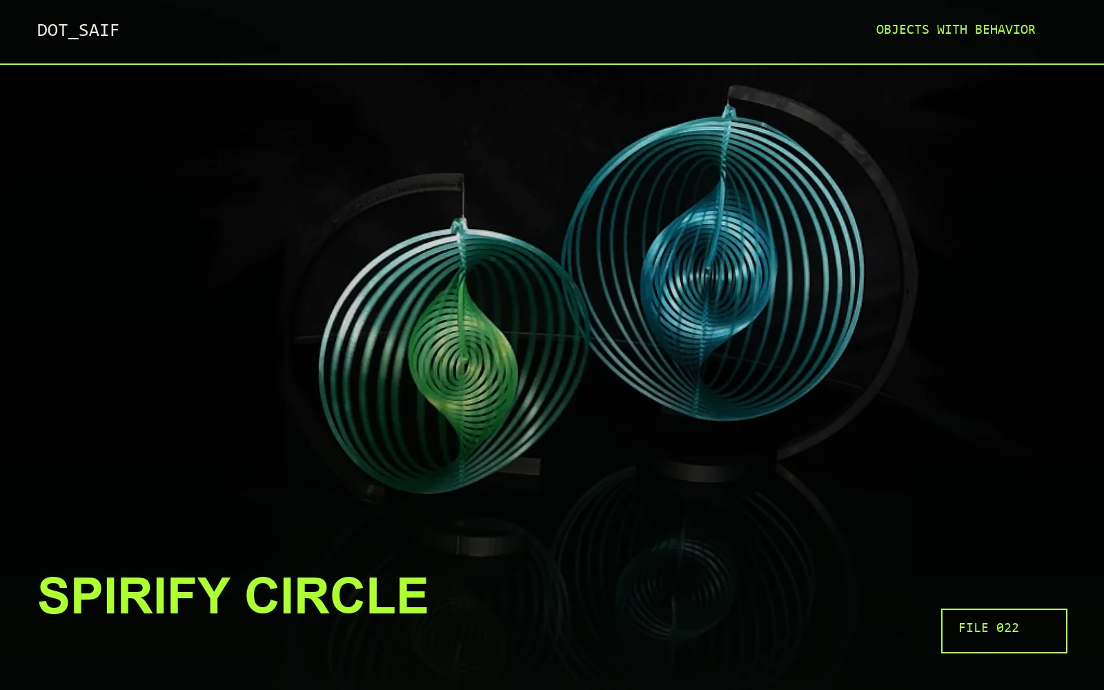 Spirify Circle Dot Saif cover