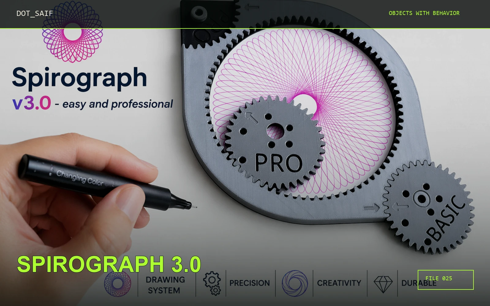 Spirograph 3.0 Dot Saif cover